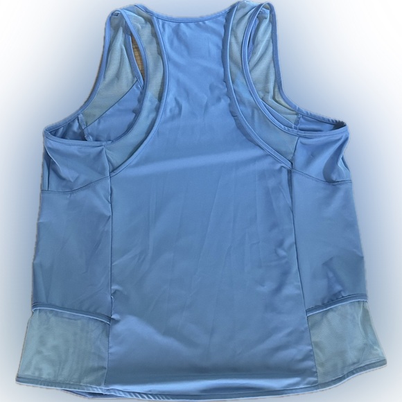 Lucky In Love Women's Blue Tank Top Scoop Neck Size Large - Picture 2 of 6